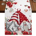 thumbnail image 1 of Table Runners 90 Inches Long Dress Scarves, Red Floral Valentine's Day Farmhouse Coffee/Dining/Kitchen Table Runner for Living Room, Gnomes Botanical Gifts Farmhouse 13x90 Inch, 1 of 9