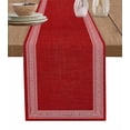 thumbnail image 1 of Table Runners 90 Inches Long Dress Scarves, Red Retro Greek Key Farmhouse Coffee/Dining/Kitchen Table Runner for Living Room, Geometric Greece Ancient Rustic 13x90 Inch, 1 of 7