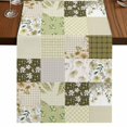 thumbnail image 1 of Table Runners 90 Inches Long Dress Scarves, Spring Floral Farmhouse Coffee/Dining/Kitchen Table Runner for Living Room, Yellow Flowers Botanical Patchwork Grid Bohemia 13x90 Inch, 1 of 9