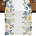 thumbnail image 1 of Table Runners 90 Inches Long Dress Scarves, Spring Flowers Farmhouse Coffee/Dining/Kitchen Table Runner for Living Room, Watercolor Wildflowers Botanical Floral Leaf 13x90 Inch, 1 of 9