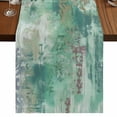 thumbnail image 1 of Table Runners 90 Inches Long Dress Scarves, Teal Blue Boho Farmhouse Coffee/Dining/Kitchen Table Runner for Living Room, Vintage Ethnic Tribe Abstract Art 13x90 Inch, 1 of 9
