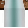 thumbnail image 1 of Table Runners 90 Inches Long Dress Scarves, Teal Grey Ombre Farmhouse Coffee/Dining/Kitchen Table Runner for Living Room, Farmhouse Gradient Minimalist 13x90 Inch, 1 of 9