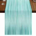 thumbnail image 1 of Table Runners 90 Inches Long Dress Scarves, Turquoise Farmhouse Coffee/Dining/Kitchen Table Runner for Living Room, Modern Abstract Art Ombre Striped 13x90 Inch, 1 of 9