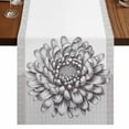 thumbnail image 1 of Table Runners 90 Inches Long Dress Scarves, Vintage Chrysanthemum Farmhouse Coffee/Dining/Kitchen Table Runner for Living Room, Elegant Floral Retro Art 13x90 Inch, 1 of 9