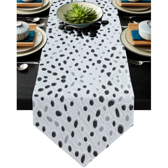 Table Runners Animal Skin Patchwork Leopard Color Modern Table Runner Cloth Dining Decoration for Wedding Party Home Office