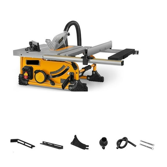 Table Saw 210mm 8 Inch Wood Cutting Saw Dust Free With Extension Portable Woodworking Machine ,Easy to Use