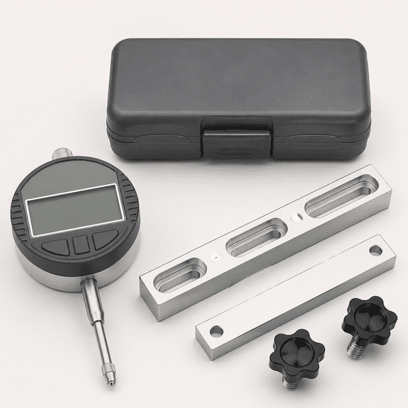 Table Saw Digital Dial Indicator Gauge, for Aligning and Calibrating Work Shop Machinery Like Table Saws, Band Saws and Drill Presses