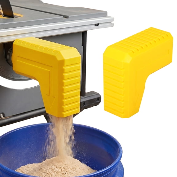 Table Saw Dust Collector Adapter 2.5 Inch Plastic Universal Table Saw Dust Collection Elbow Snap On Design for 2.442.52 Inch Port