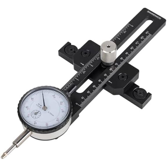 Table Saw Gauge Dia Indicator for Table Saw and Band Saw,0.01mm Accuracy Calibration Tool,Table Saw Jig Guide Fits for 3/4" T Slot U Slot,Table Saw Accessories for Woodworking,Machinery$$