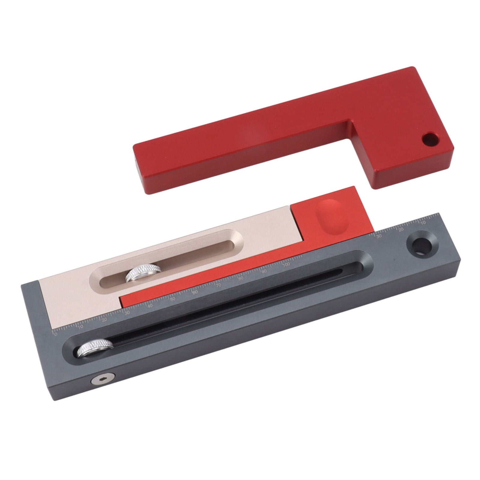 Table Saw Slot Adjuster Regulator Woodworking Movable Measuring Block