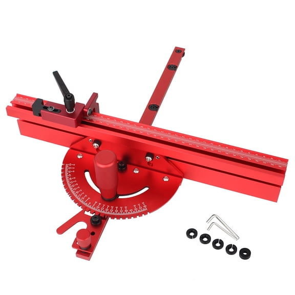 Table Sawing Miter Gauges Extension Fence Systems Aluminum Miter Extension Fence Telescoping Fence Stop Track Stop
