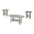 thumbnail image 1 of Table Set, 3-Piece Grey Laminate Set for Living Room, Modern Coffee, Side & End Tables, 1 of 5