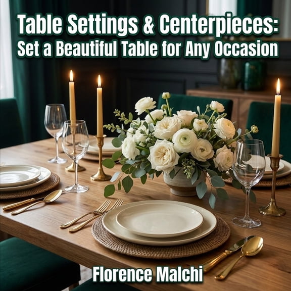 The Confident Kitchen Table Settings & Centerpieces: Set a Beautiful Table for Any Occasion: The Ultimate Guide to Entertaining, Dining Etique, Book 13, (Paperback)