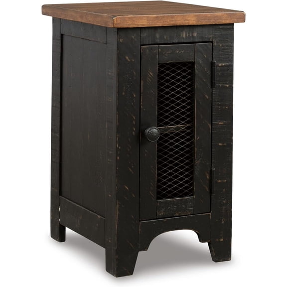 Table Signature Design by Ashley Valebeck Rustic Farmhouse Chair Side End with