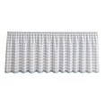 thumbnail image 1 of Table Skirt Cloth Ruffled Rectangular Tablecover Skirt 6 Ft Or 9 Ft Length With 29 In Drop Gathered Top Hook Loop Tape For Installation Hides Storage Under Tables For Bookcase Cabinet Events, 1 of 9
