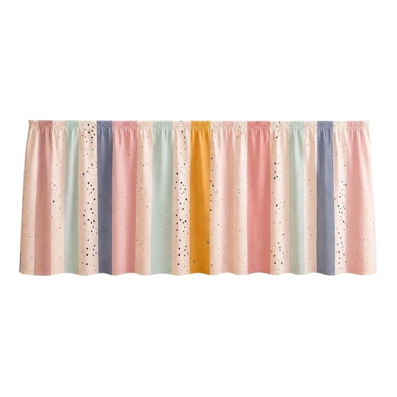Table Skirt Cloth Ruffled Rectangular Tablecover Skirt 6 Ft Or 9 Ft Length With 29 In Drop Gathered Top Hook Loop Tape For Installation Hides Storage Under Tables For Bookcase Cabinet Events
