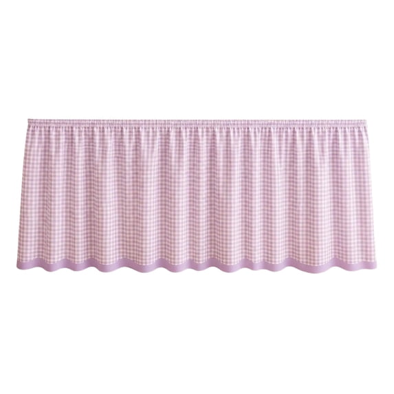 Table Skirt Cloth Ruffled Rectangular Tablecover Skirt 6 Ft Or 9 Ft Length With 29 In Drop Gathered Top Hook Loop Tape For Installation Hides Storage Under Tables For Bookcase Cabinet Events