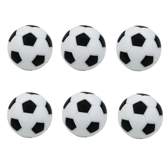 Table Soccer Foosballs Replacement Mini Soccer Balls () - Durable & Long Black