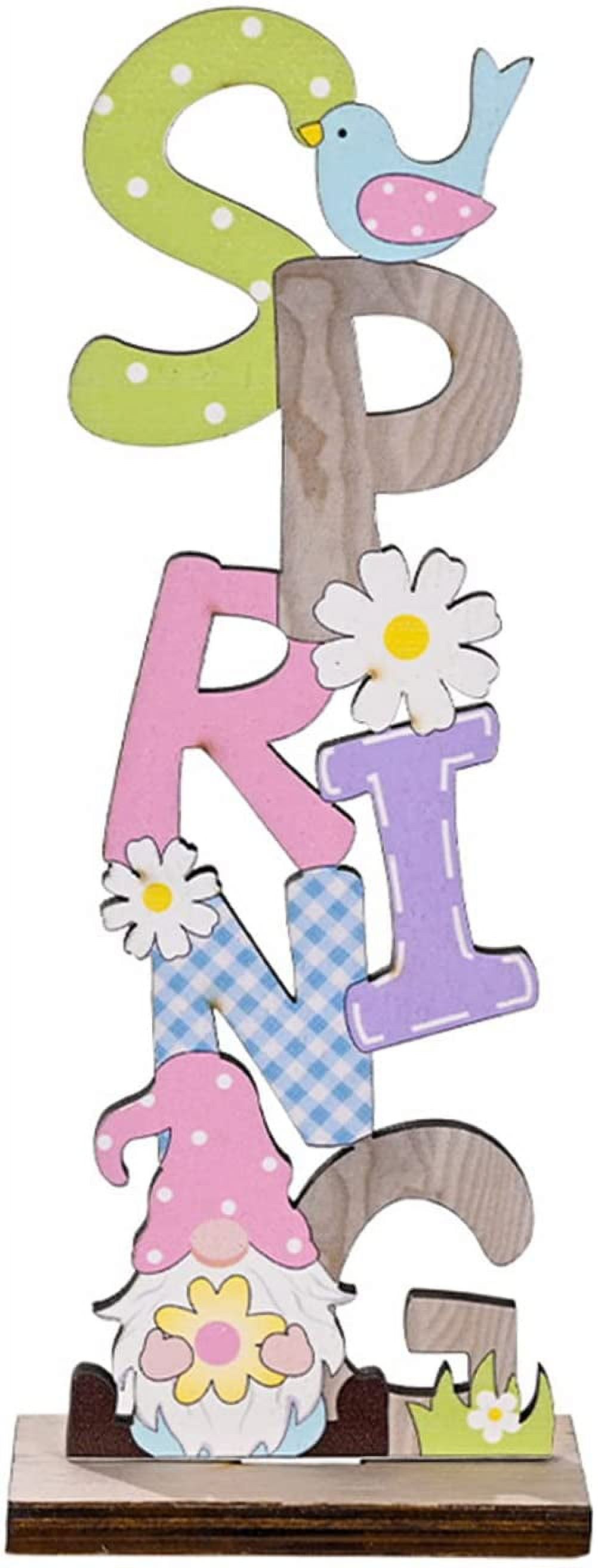 Table Stake Decor Bright-Colored Trendy Adorable Rabbit Pattern Table ...