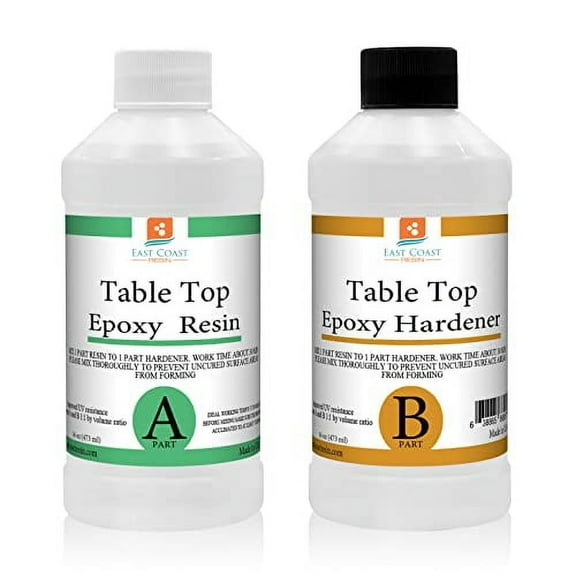 Table TOP EPOXY Resin 32 oz Kit. for Super Gloss Coating$$Tools & Hardware Other