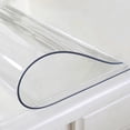 thumbnail image 1 of Table Tek Rectangle Clear Plastic Heavy-Duty Protective Table Cover - 1.5mm Thick - 48" x 24" - 1 count box, 1 of 2