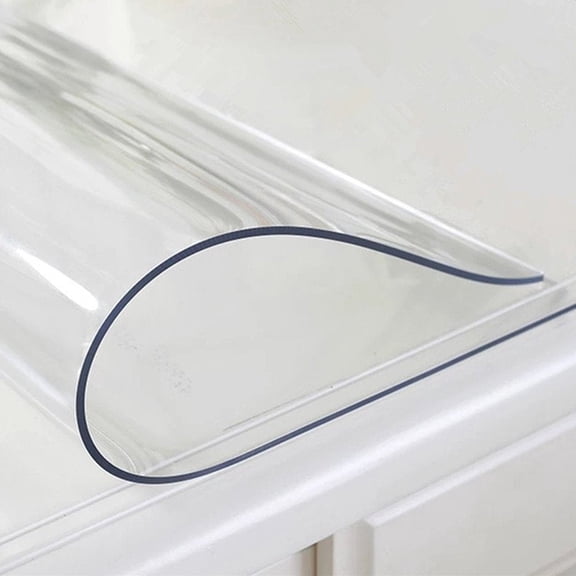 Restaurantware-Table Tek 60 x 36 Inch Table Top Protector, 1 Rectangle PVC Protector - 1.5mm Thick, Waterproof, Clear Plastic Dining Cover, Heavy-Duty, No-Slip Cover