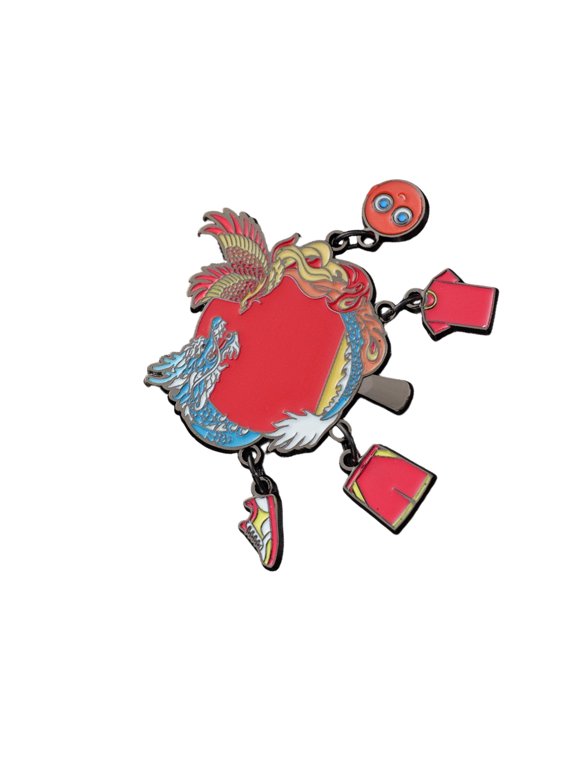 Table Tennis Brooch Metal Lapel Pin Decorative Badge For Jackets Backpacks Hat Bag Outfits Decoration Sewing Accessories