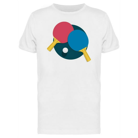 Table Tennis Equipment T-Shirt Men -Image by Shutterstock, Male XX-Large
