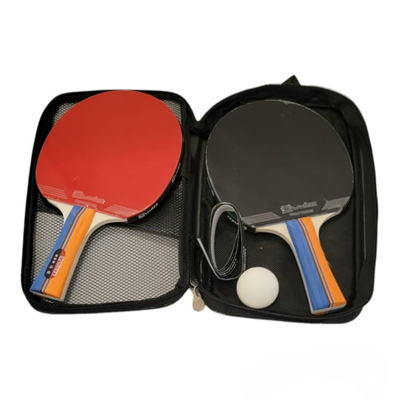 WHIZZ Table Tennis Set Long Handle Racket Training 2-Pack
