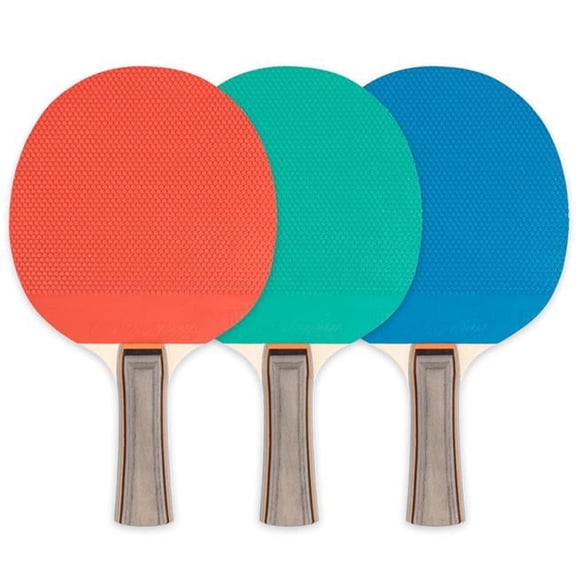 Table Tennis Paddle Rubber Wood - 6 Each