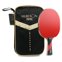 Table Tennis Paddle Single 6 Star Training Carbon Fiber for Ping Pong Rackets Long Handle