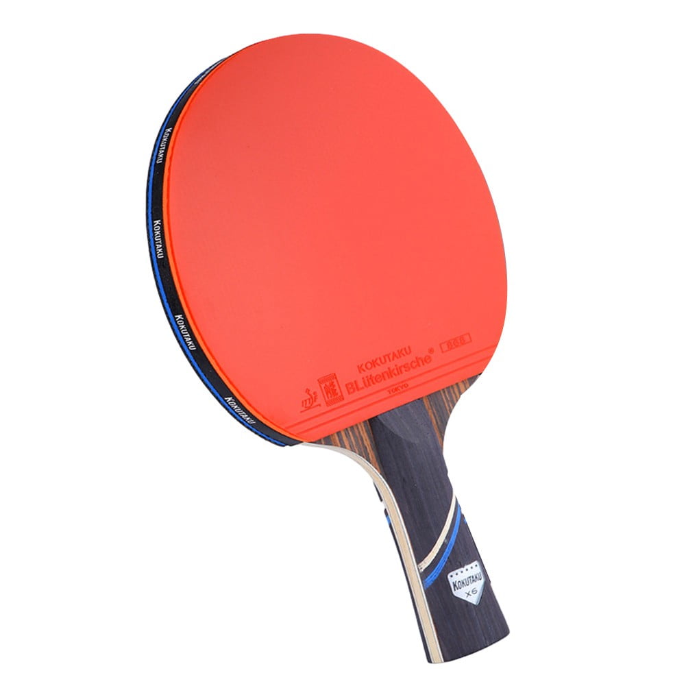 Table Tennis Paddle Table Tennis Bat Racket DoubleSided Reverse Rubber