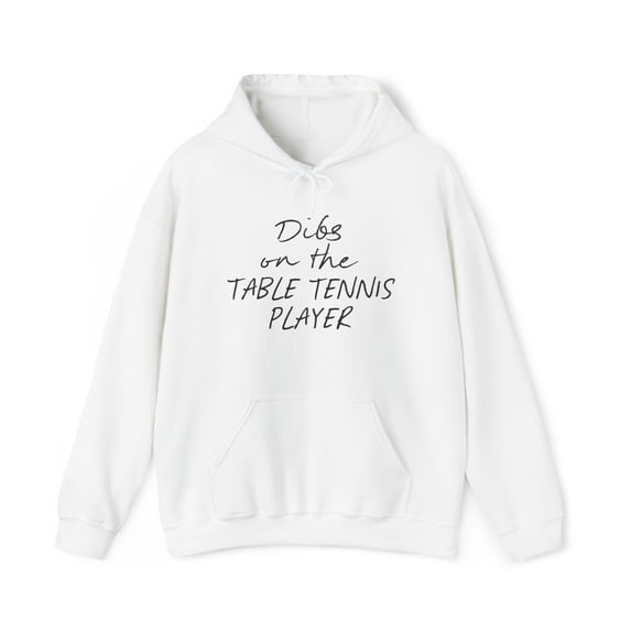 Table Tennis Player Wife Girlfriend Hoodie, Gifts, Hooded Sweatshirt