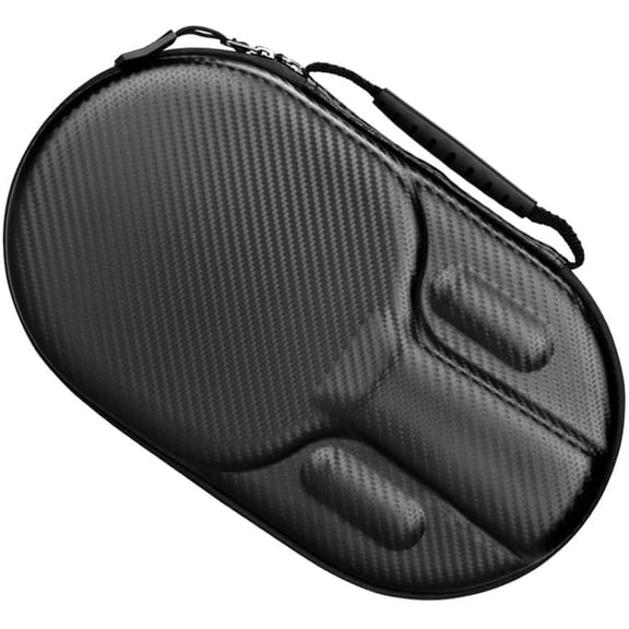 Table Tennis Racket Bag, Ping-Pong Paddles Case, Hard Shell EVA Table Tennis Paddle Box Case Storage Bag, Dust-proof Portable(black)
