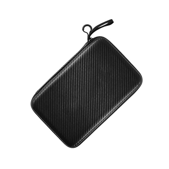 Table Tennis Racket Case Pingpong Bat Carry Bag Covers Hold 2 Paddle Table Tennis Balls Carrying Case for Indoor Outdoor