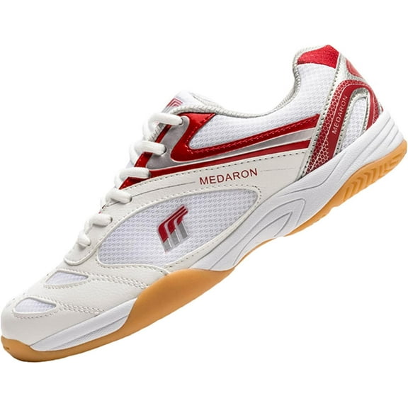 Table Tennis Shoes Mens Womens Indoor Court Sneakers Non-Slip Breathable for Tennis Pickleball Training,Blue,8