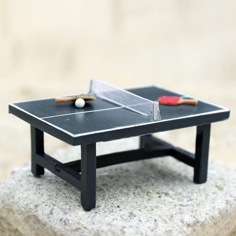 Table Tennis Table Toy 1 Set of Mini Table Miniature Table Tennis Table