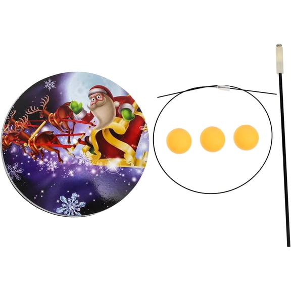 Table Tennis Trainer Accessories: Ping Pong Machine Swing Trainer with Stainless Steel Base and Soft Shaft Elastic Rod and Balls Portable Practice Robot Rebounder Set for Indoor Outdoor