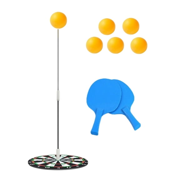 Table Tennis Trainer Elastic Ball Single Player Training Device Table Tennis Soft Shaft Set Home Sports Equipment