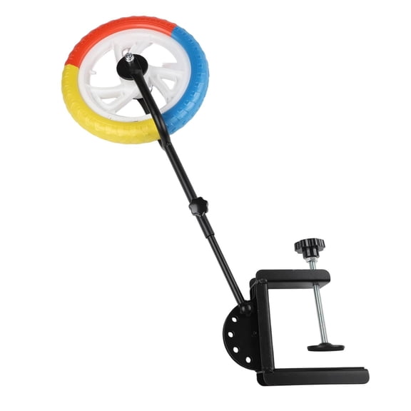 Table Tennis Training Device with Adjustable Retractable Arm for Topspin Practice, Portable Coordination Trainer with Clamp for Indoor Ping-Pong Skill Improvement