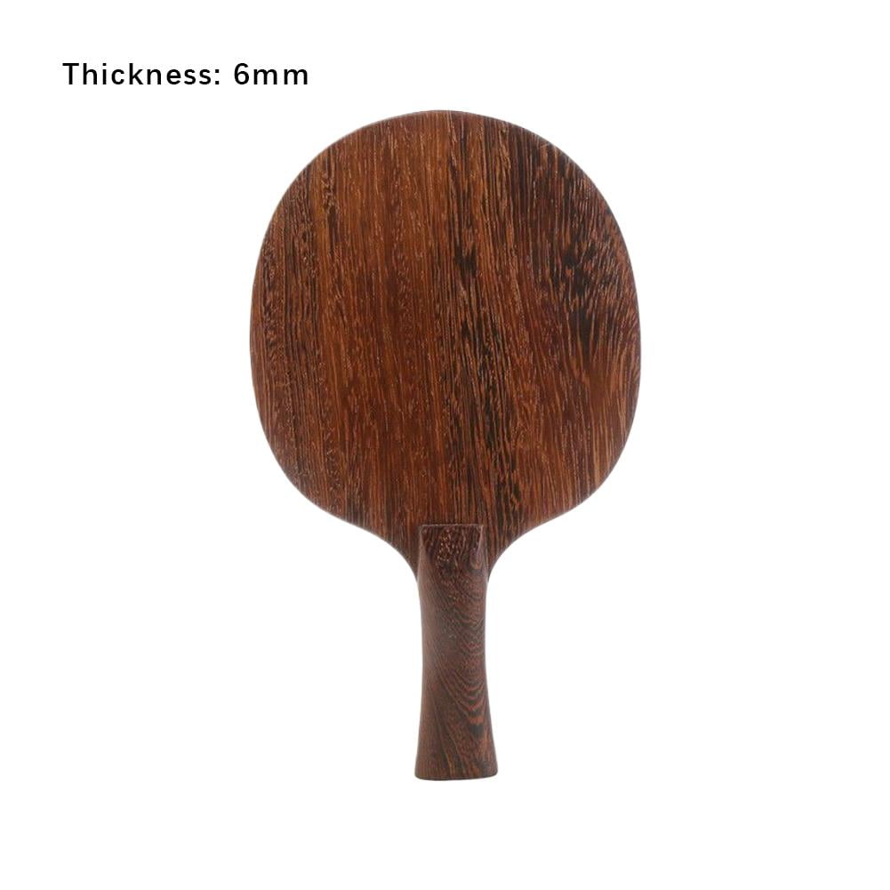 Table Tennis Wood - Handcrafted Solid Wood Racket with Premium Padded ...
