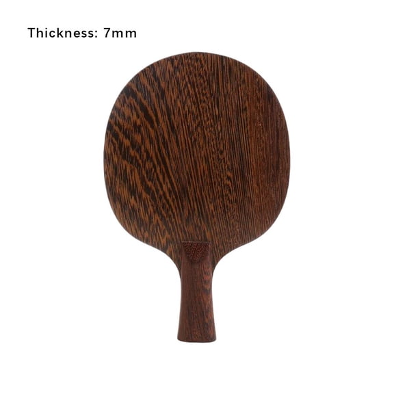 Table Tennis Wood - Handcrafted Solid Wood Racket with Premium Padded Grip, Professional DIY Advanced Performance Paddle for Discerning Players
