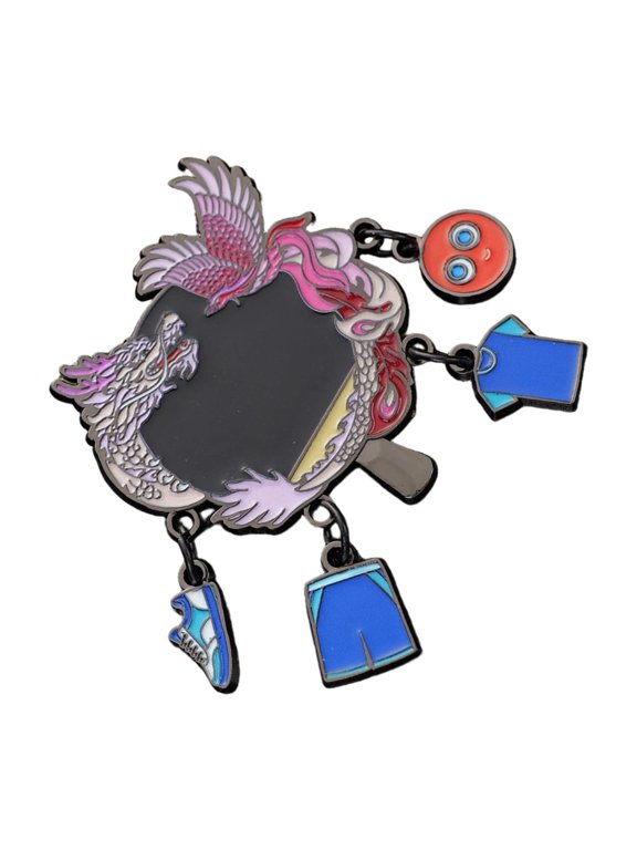 Table TennisThemed Brooch Metal Lapel Pin Decorative Clothing Badge Pin For Jackets Backpacks Hat Costume Embellishment