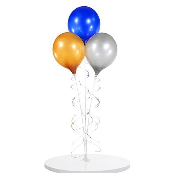 Table Top 3 Balloon Bouquet - Reusable and Helium Free