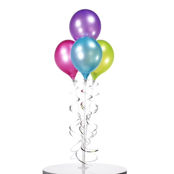 Table Top 4 Balloon Bouquet - Reusable and Helium Free