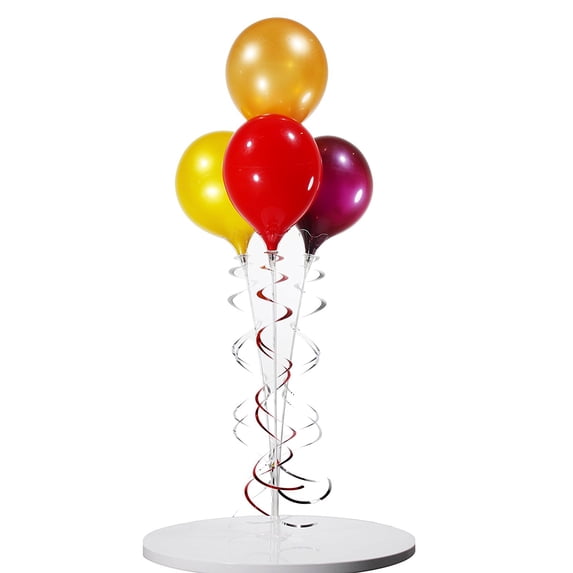 Table Top 4 Balloon Bouquet - Reusable and Helium Free