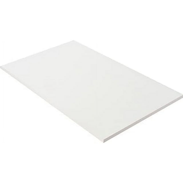 Table Top 43x24 inches OnePiece Melamine Desktop for Sit Stand Desk