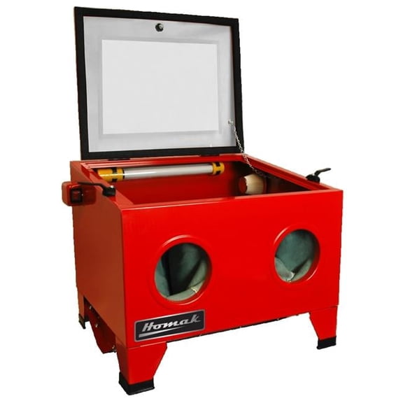 Table Top Abrasive Blast Cabinet, Red