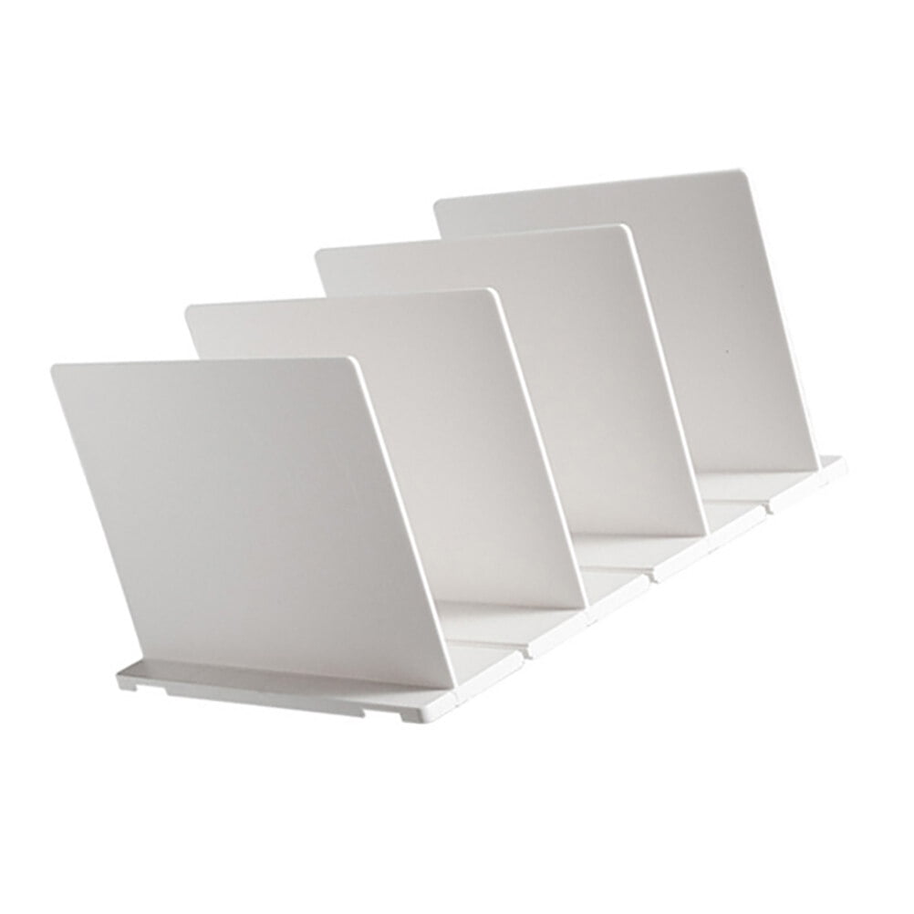 Table Top Bookshelf Wardrobe Closet Shelf Divider Shelf Books Separator