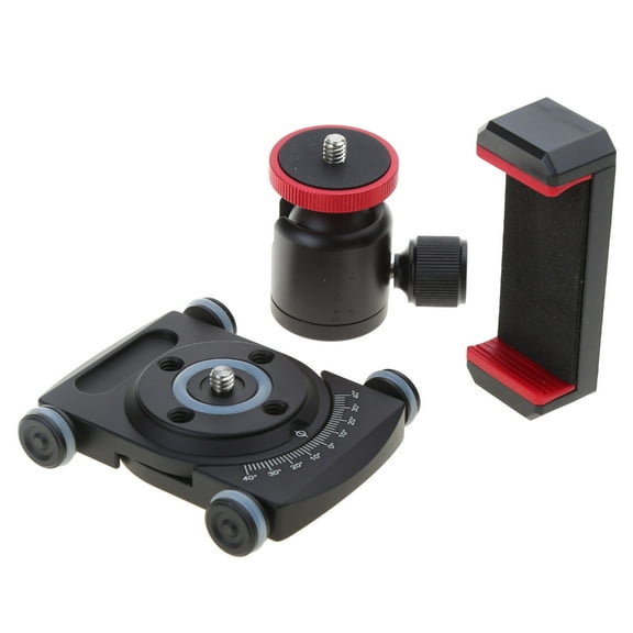 Table Top Car Roller Desktop Video Track Slider for DSLR Film Camera, Equipped with 1/4 Screws for Camera